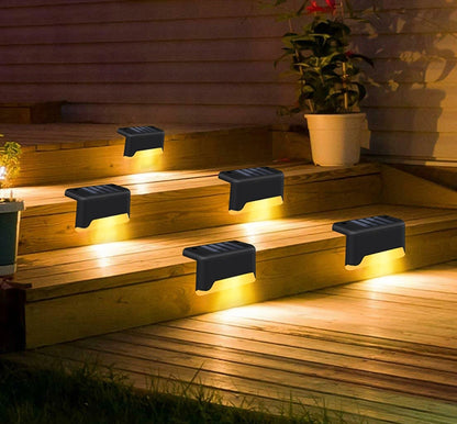 Outdoor Solar Light LED Step Light for Stair Step Fence Railing Yard