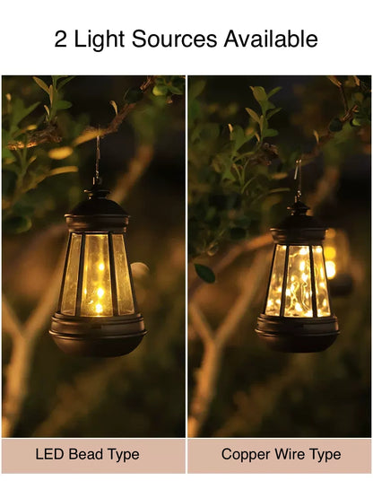 Lantern Outdoor Solar Light LED Solar Lantern for Garden Patio Pathway