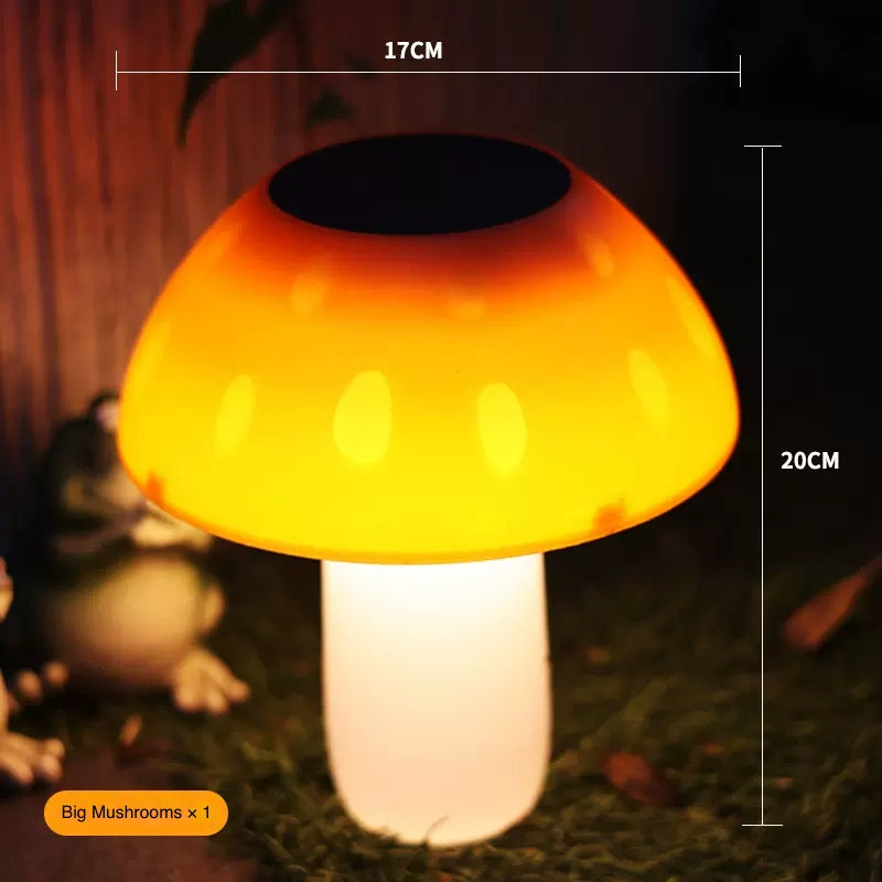 Mushroom Outdoor Solar Light Durable LED Solar Landscape Light for Yard Patio Garden