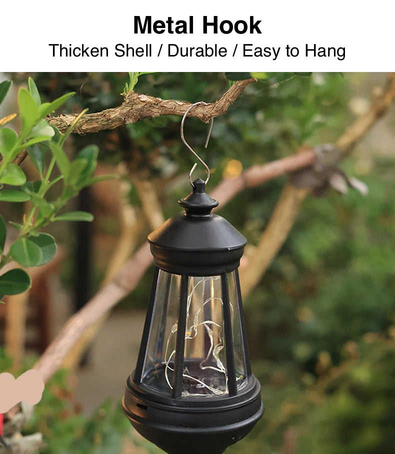 Lantern Outdoor Solar Light LED Solar Lantern for Garden Patio Pathway