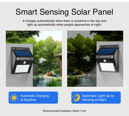 3-Mode Water-Proof Outdoor Solar Light for Garden Fence Yard