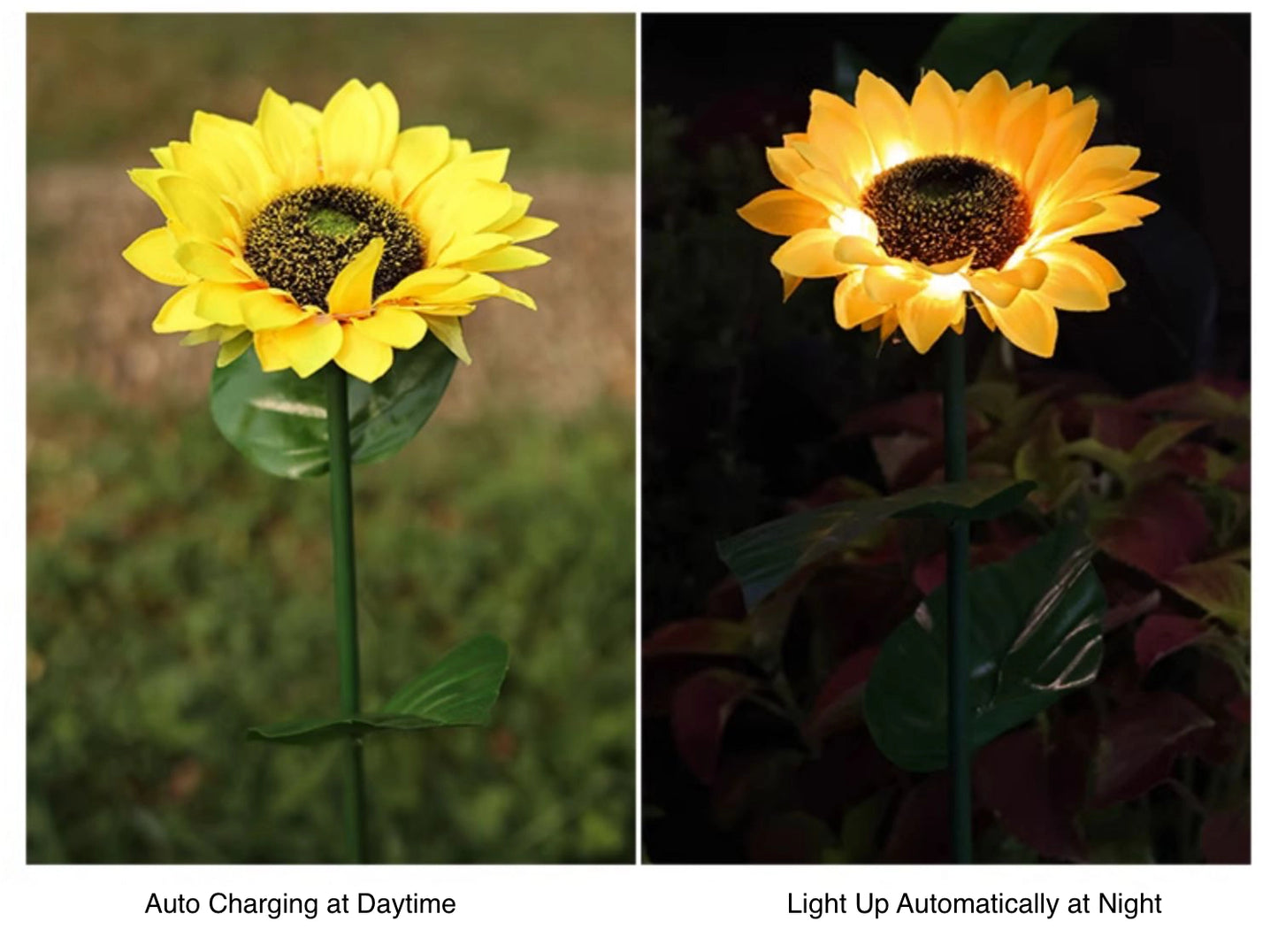 Sunflower Outdoor Solar Light LED Solar Lawn Light for Backyard Patio