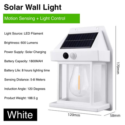 3-Mode Water-Proof Outdoor Solar Light for Garden Fence Yard